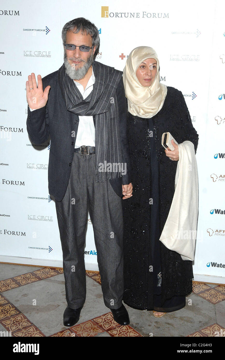 Yusuf Islam Aka Cat Stevens And Guest Fortune Forum Summit Held At The Royal Courts Of Justice Arivals London England Stock Photo Alamy
