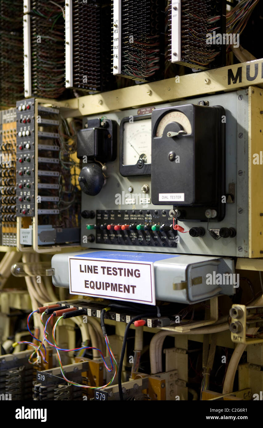 Old Type Telephone exchange, Line Testing equipment,