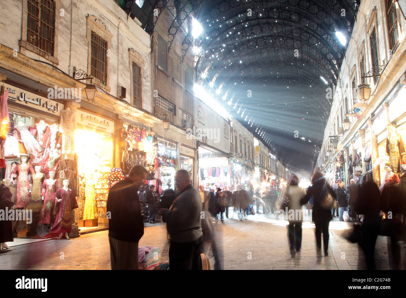 Souk Al Hamidiyeh, Damascus, Syria Stock Photo
