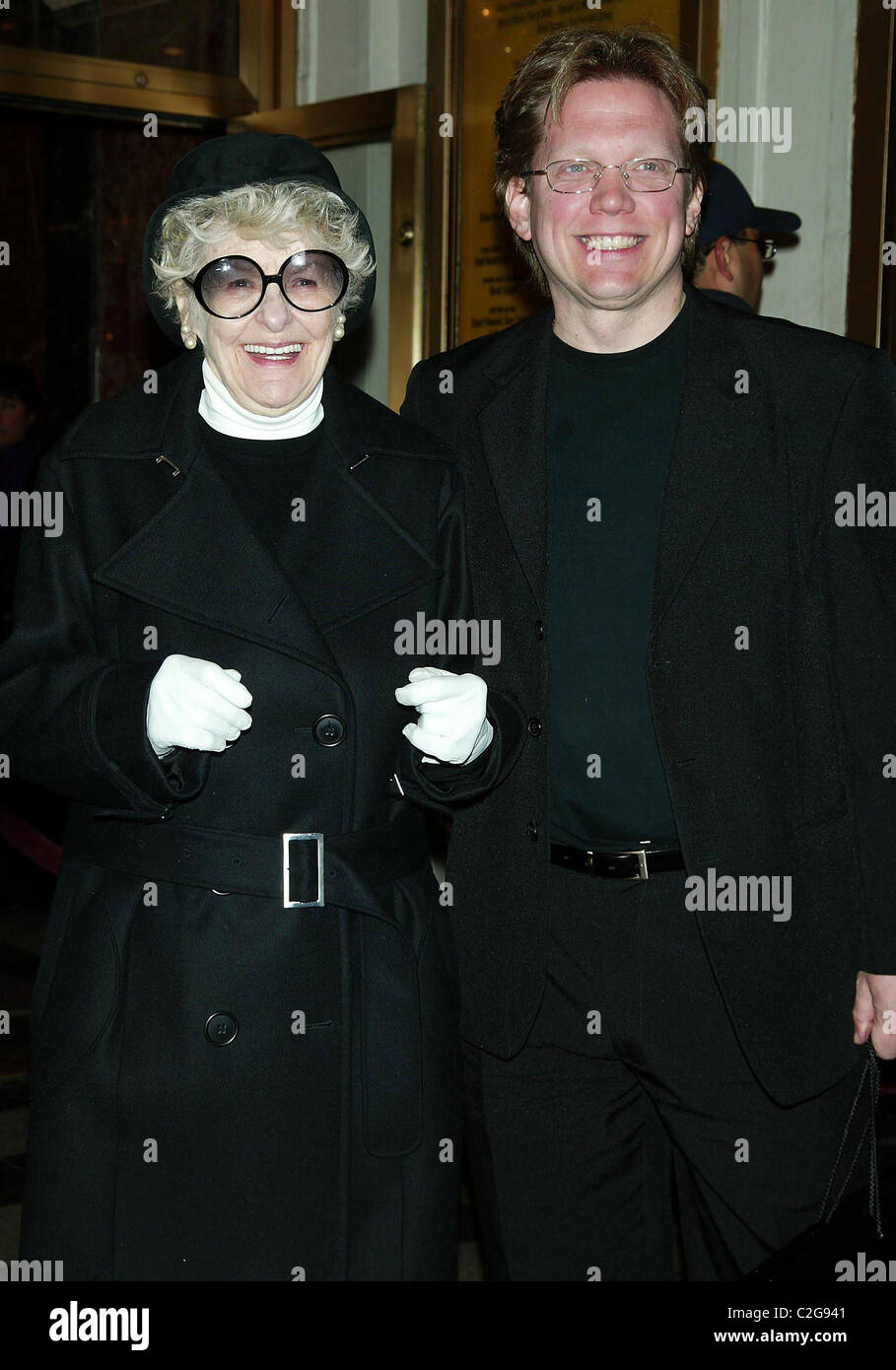 Elaine Stritch Opening night performance of 'August: Osage County' at the Imperial Theatre - Arrivals New York City, USA - Stock Photo