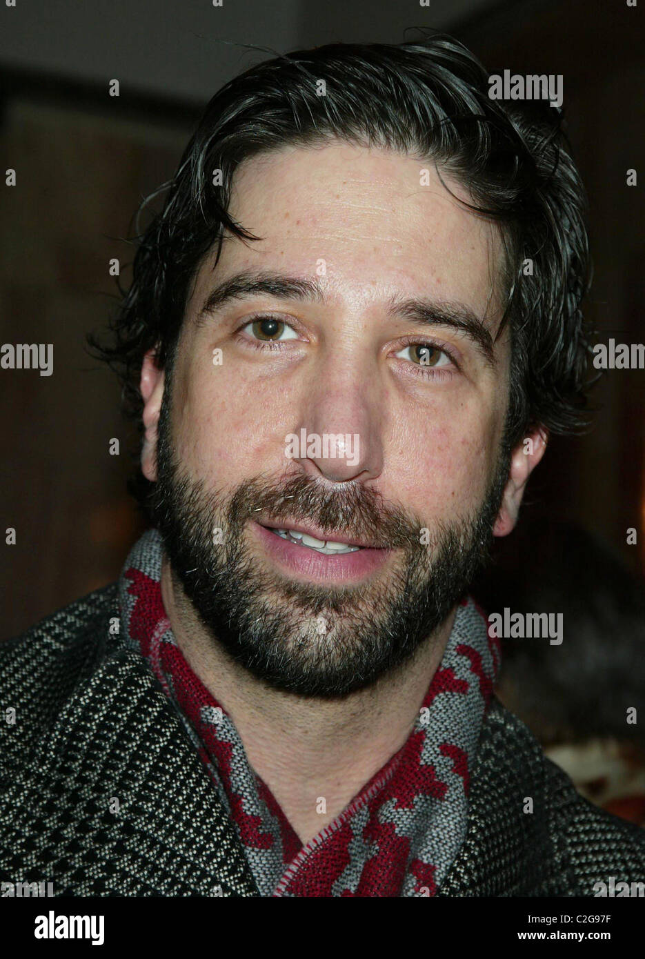 David Schwimmer  Opening night performance of 'August: Osage County' at the Imperial Theatre - Arrivals New York City, USA - Stock Photo