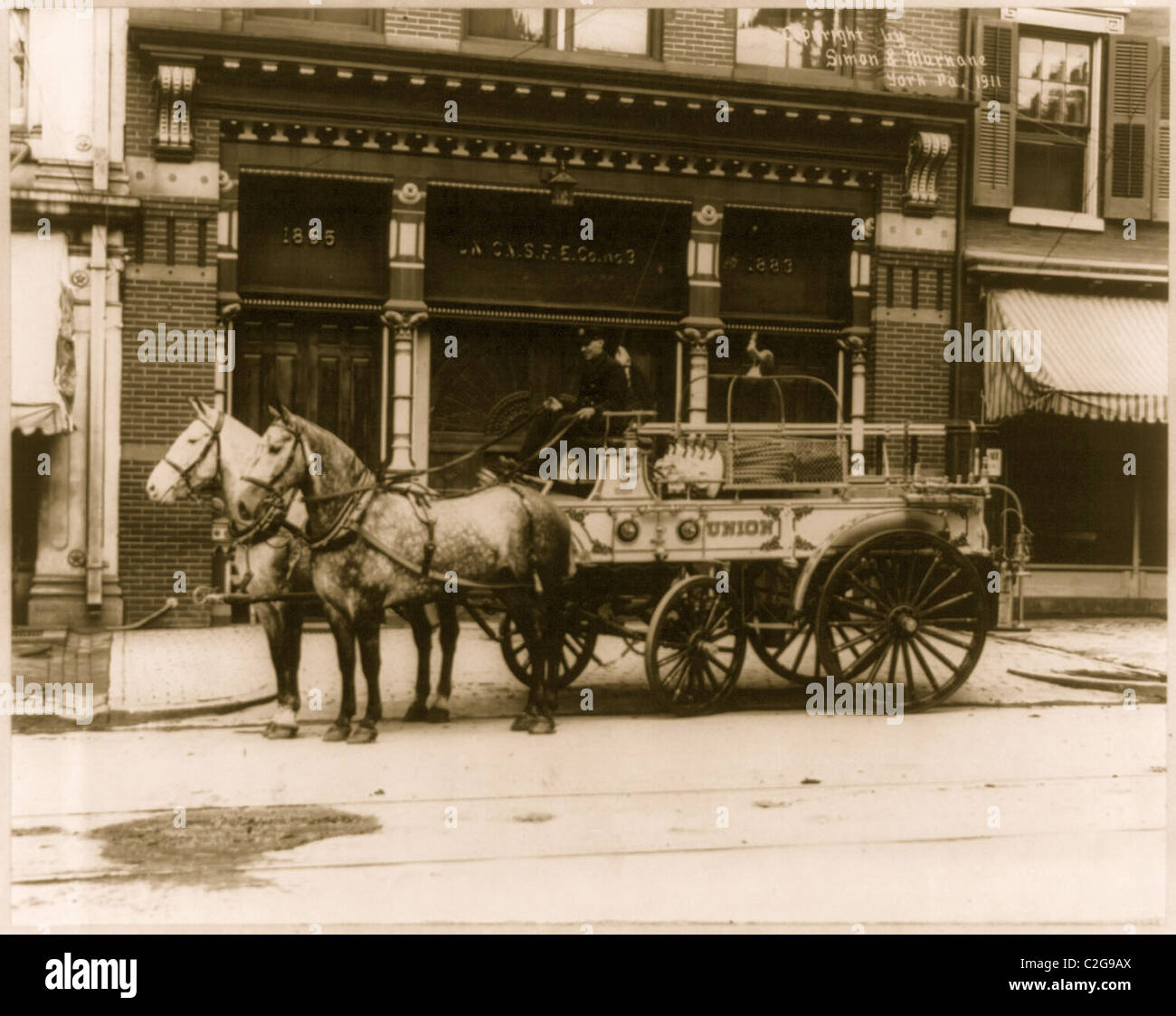 Union Horse & Chemical No. 3 York, Pa., fire department Stock Photo Alamy