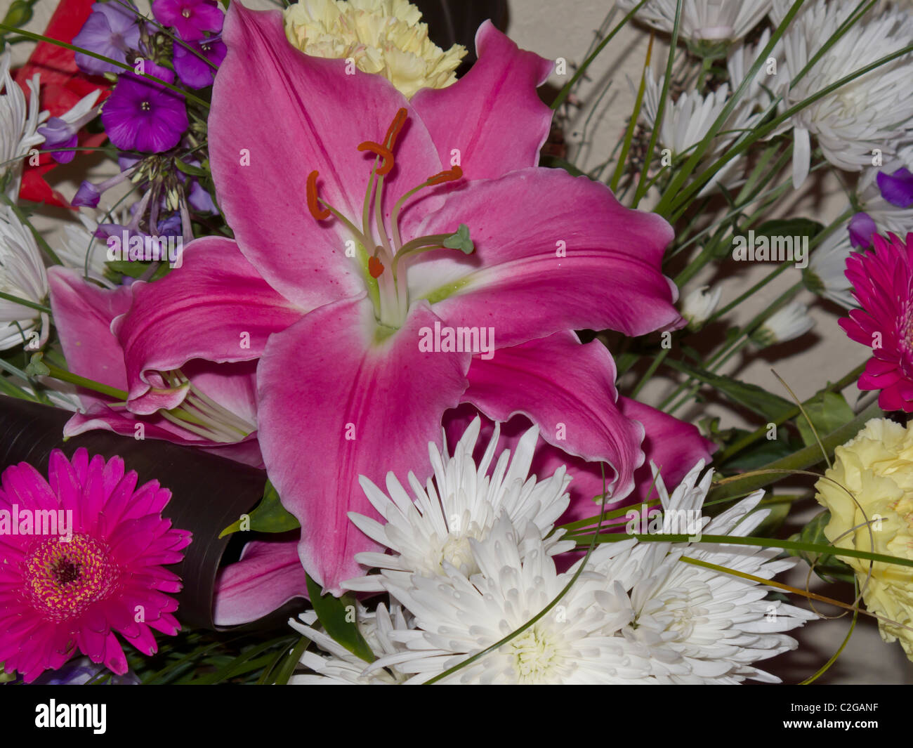 A display of flowers on Mothers day Stock Photo - Alamy