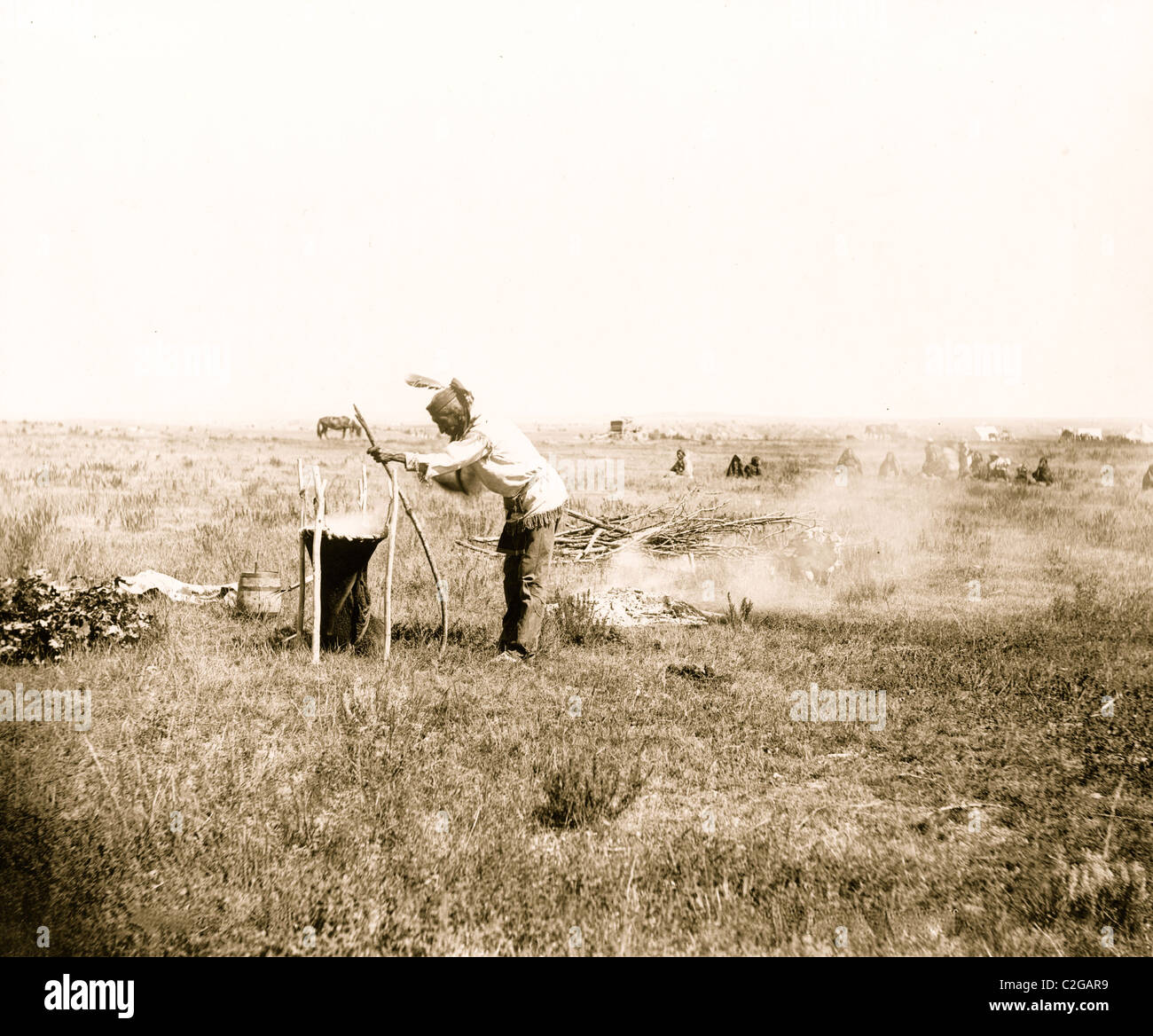 Native american cooking hi-res stock photography and images - Alamy