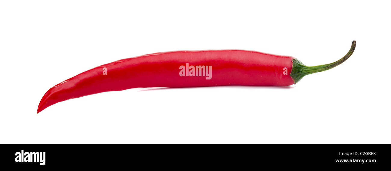 Hot paprika isolated on white background Stock Photo Alamy