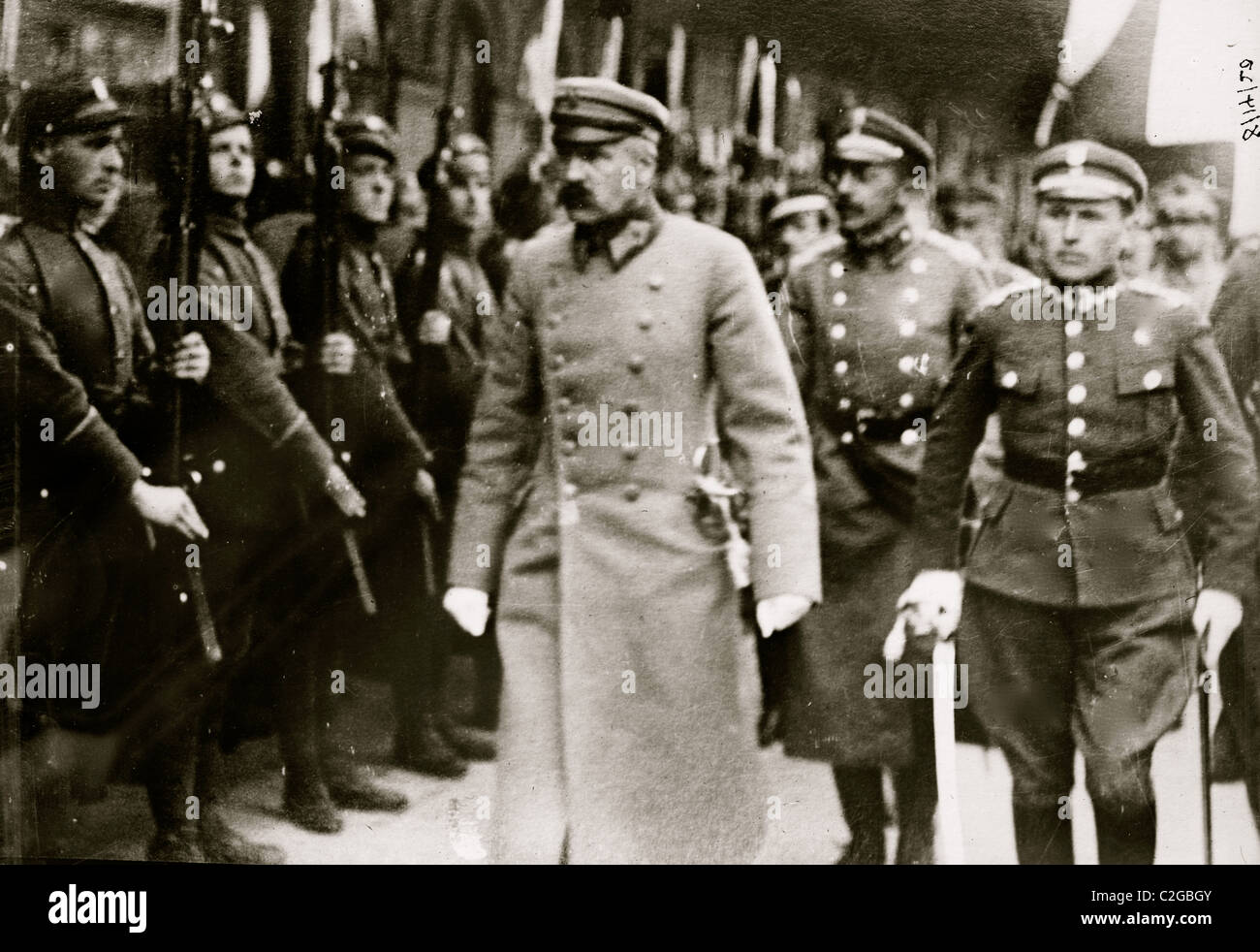 Marshal Joseph Pilsudski Stock Photo