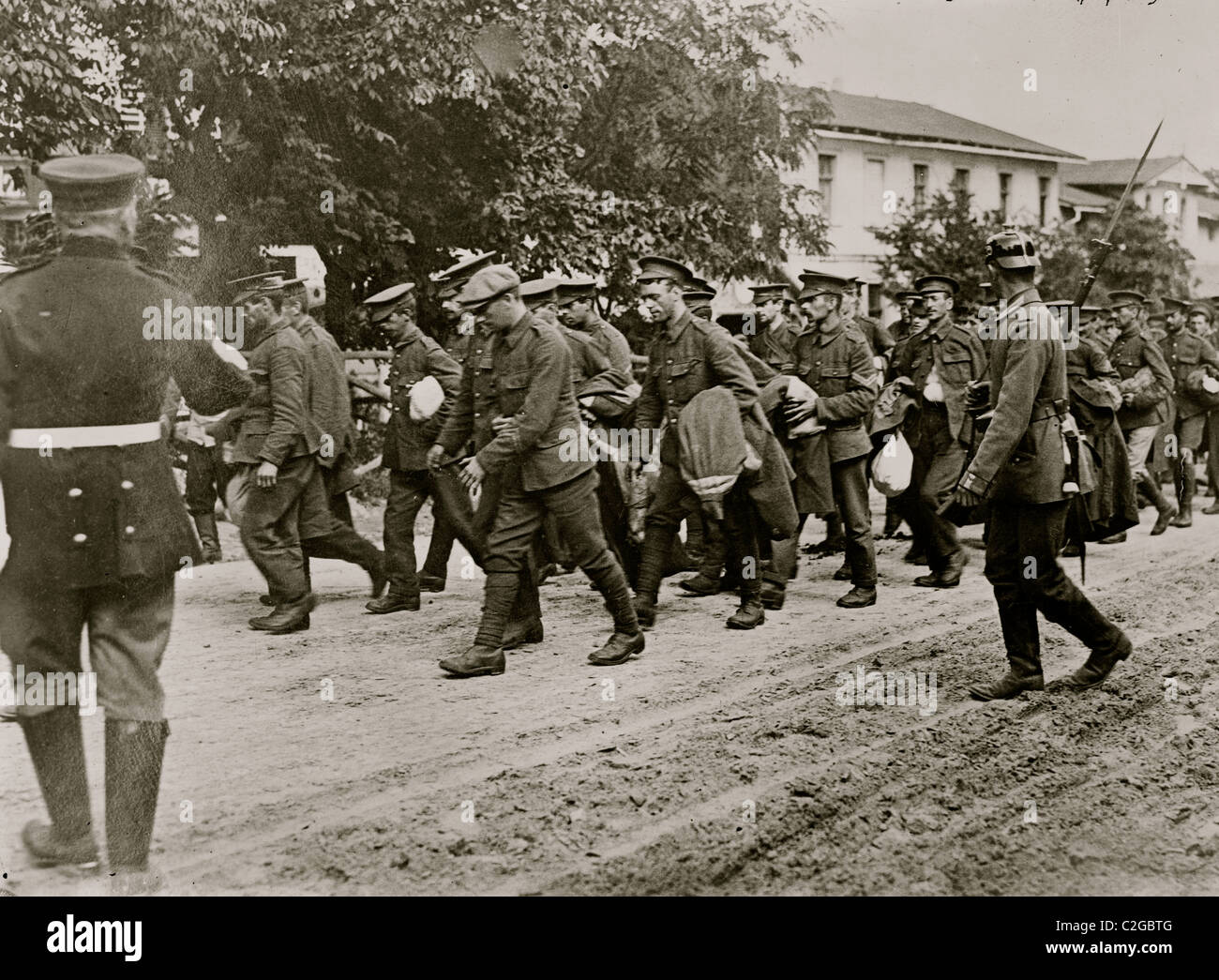 British prisoners of Germans Stock Photo