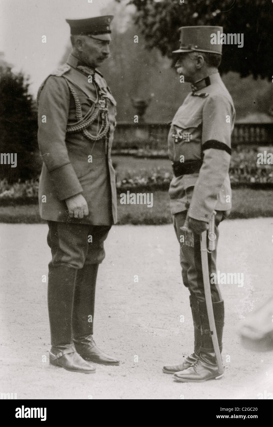 Kaiser & Gen. Conrad V. Hotzendorf Stock Photo Alamy