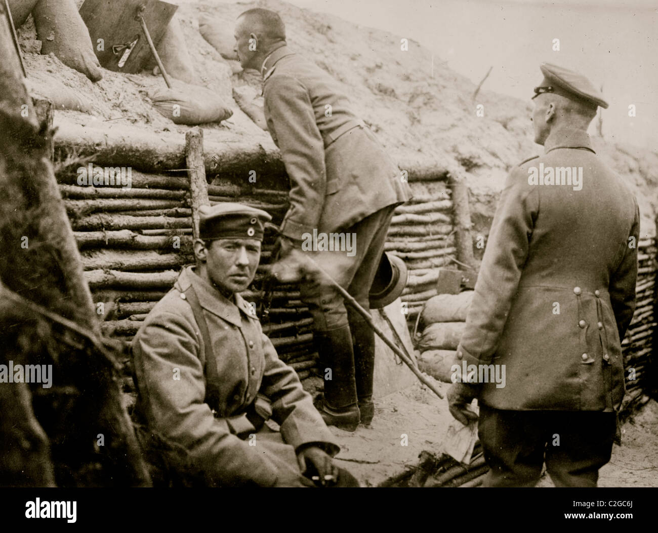 German trenches hi-res stock photography and images - Alamy