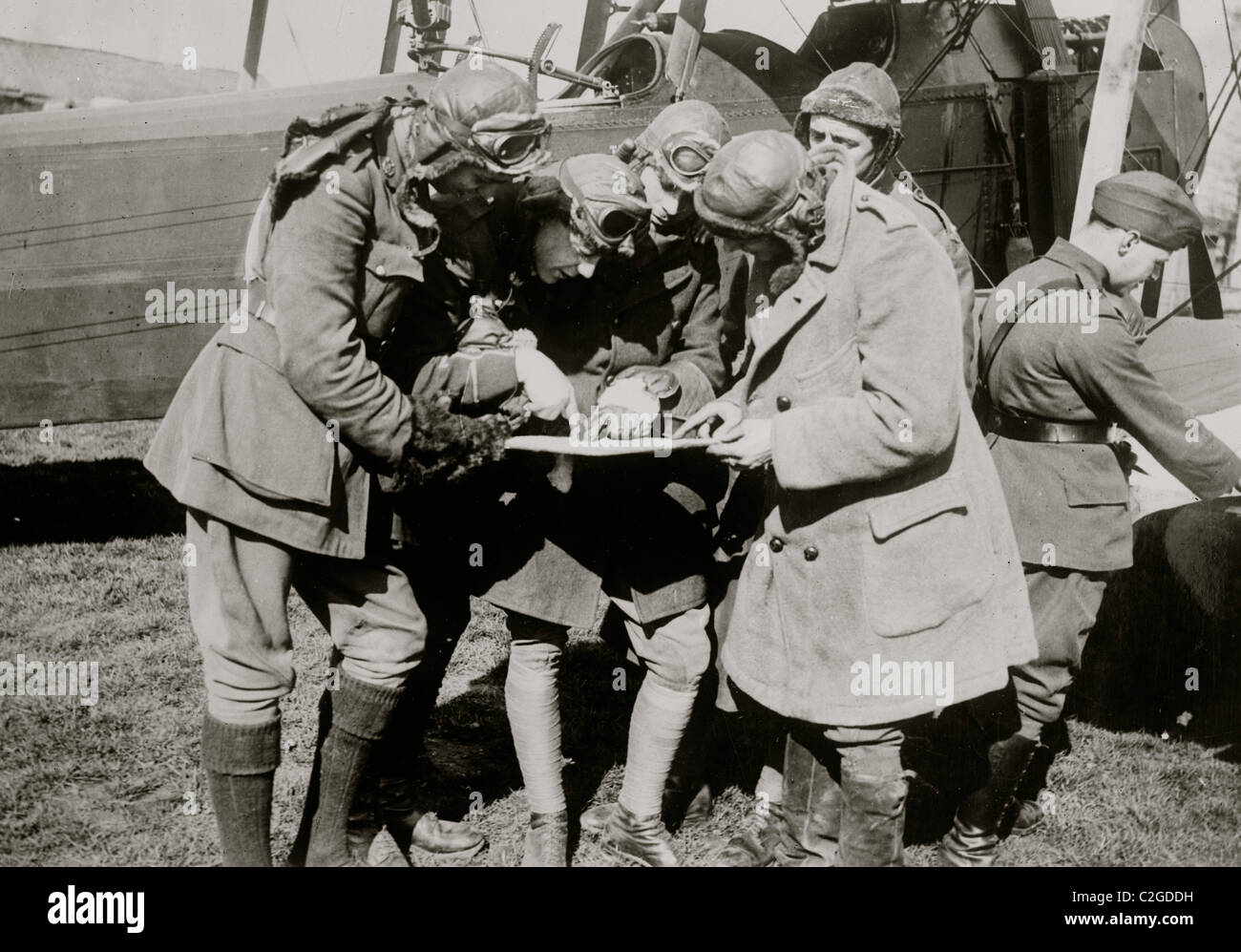 British flyers consultation Stock Photo - Alamy