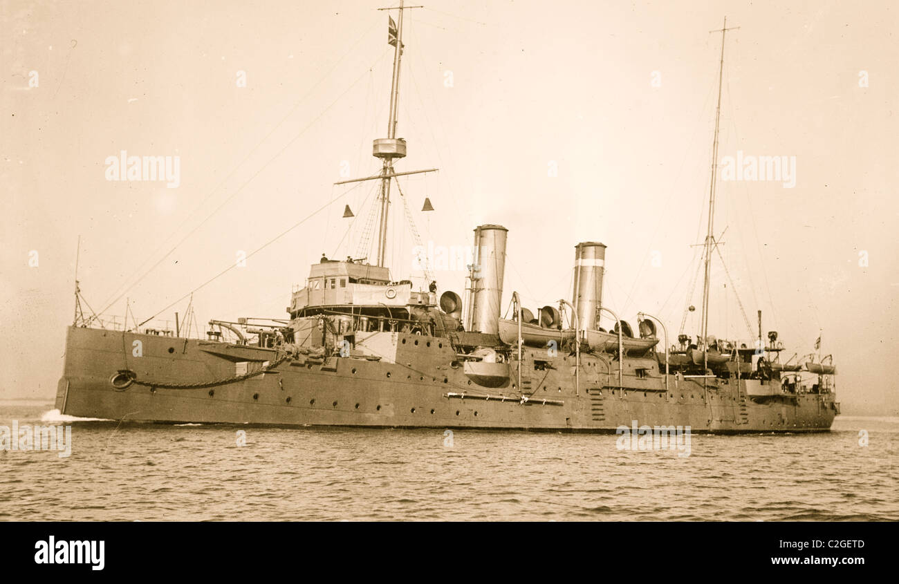 British Battleship S. Bonaventure Stock Photo