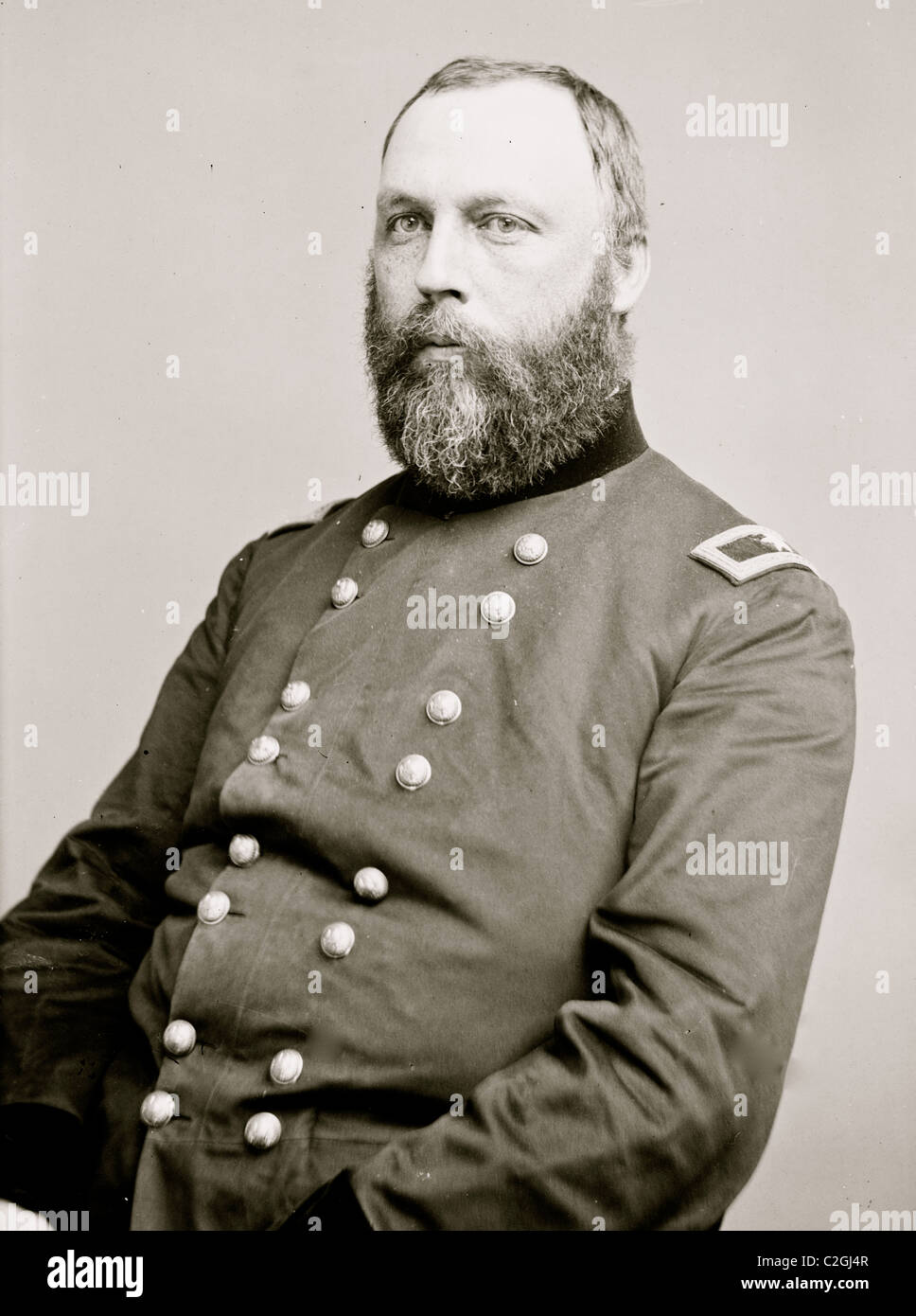 Portrait of Brig. Gen. William A. Hammond, Surgeon-General, officer of the Federal Army Stock Photo
