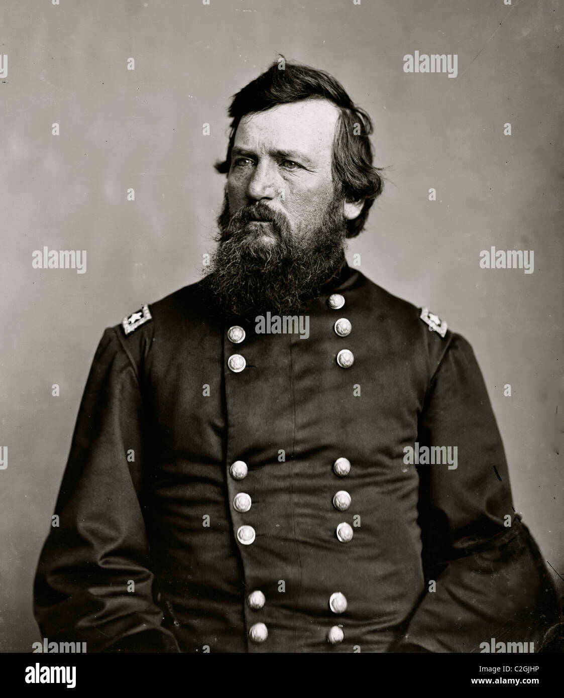 General Robert C. Wood, U.S.A. Stock Photo