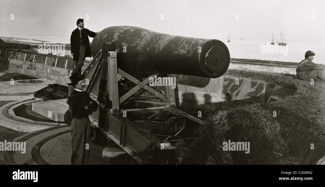 Fort Monroe, Va. The "Lincoln Gun," a 15inch Rodman Columbiad Stock