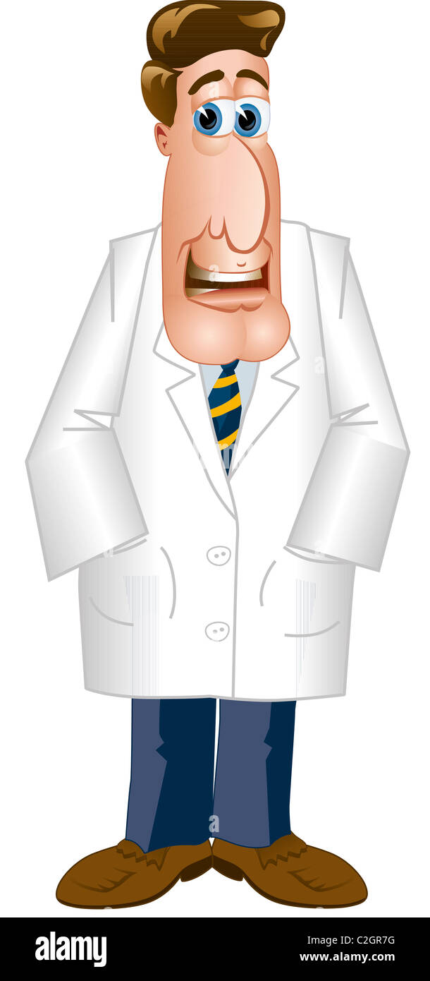 Cartoon Doctor Clip Art Stock Photo