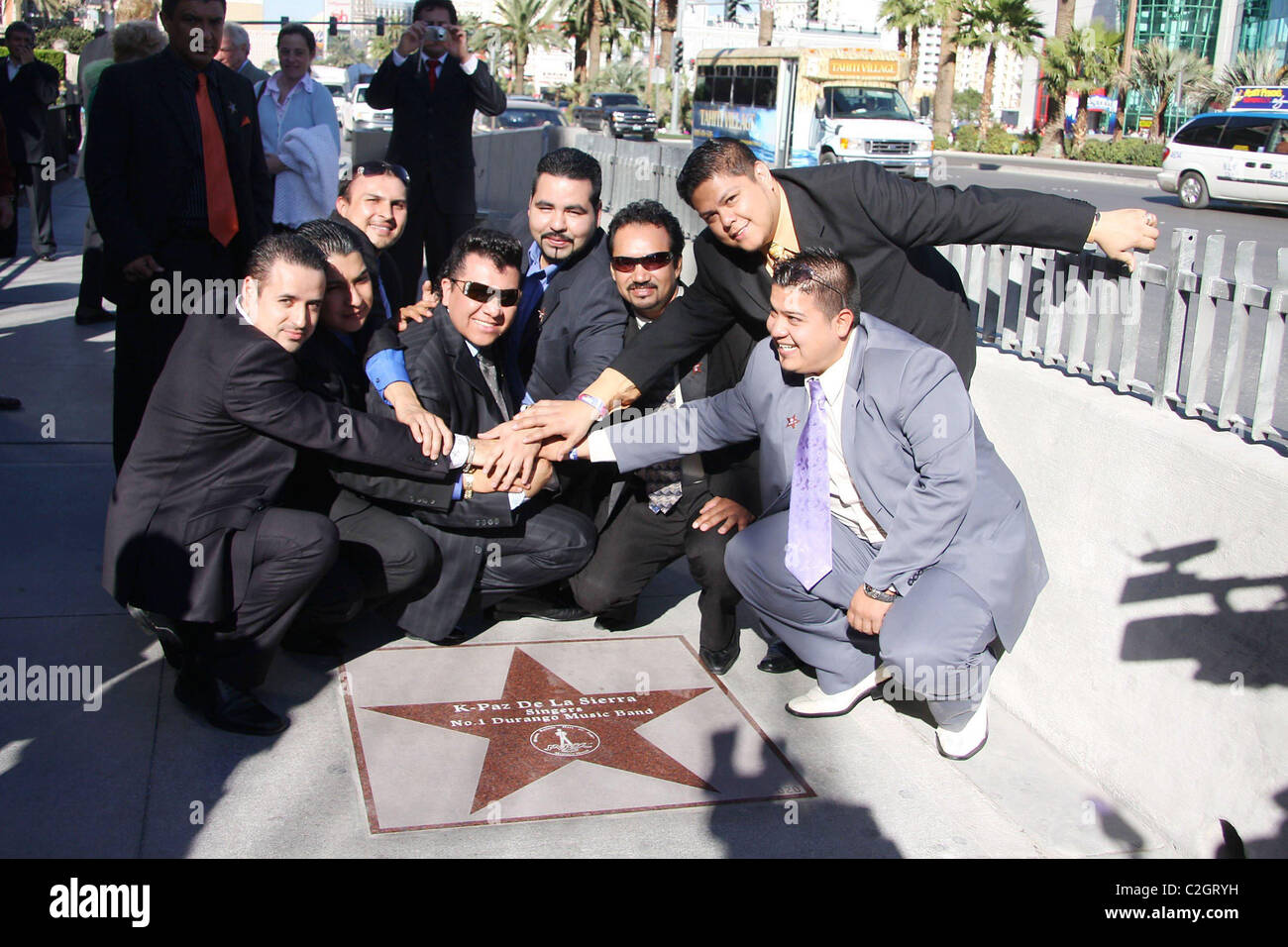 K-Paz De La Sierra honoured with a star at the Las Vegas Walk of Stars Las  Vegas, Nevada - 20.11.07 Stock Photo - Alamy