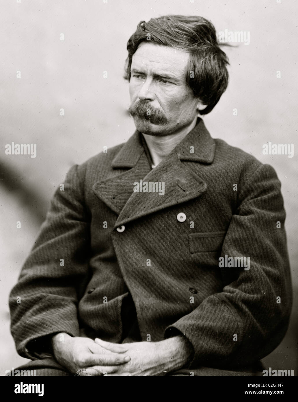 Washington Navy Yard, District of Columbia. Man arrested on suspicion of being one of the conspirators. Stock Photo