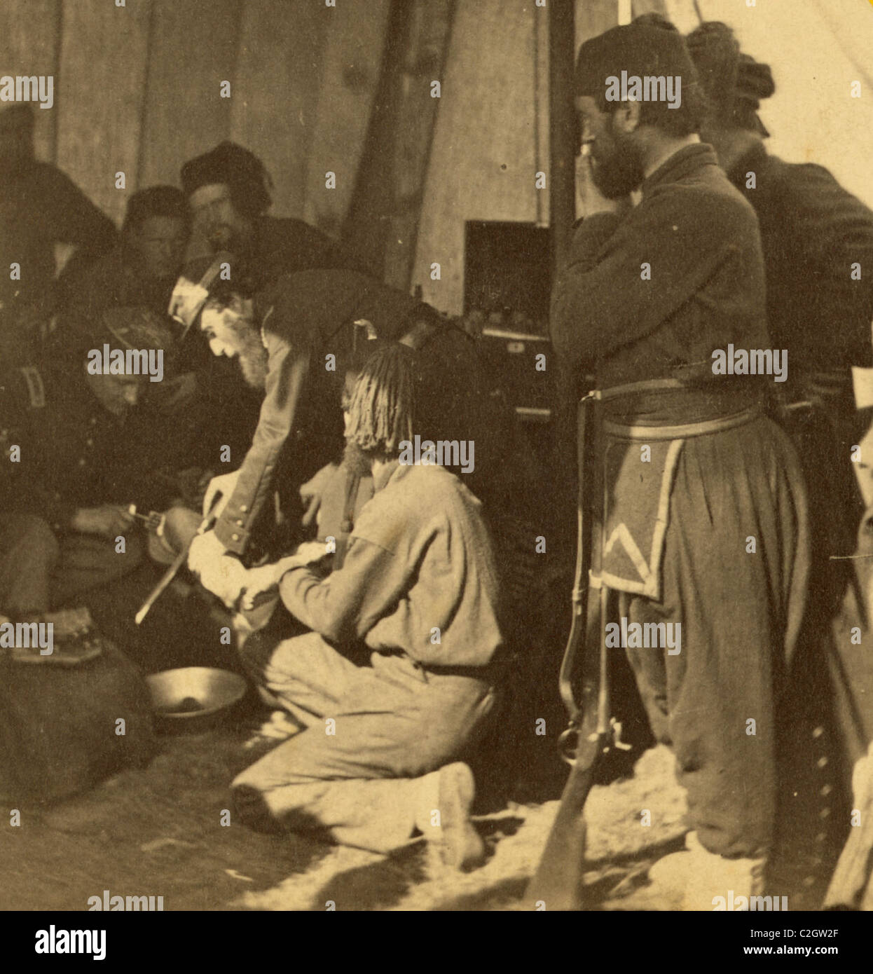 Hospital scene at Fortress Monroe, Va. Stock Photo