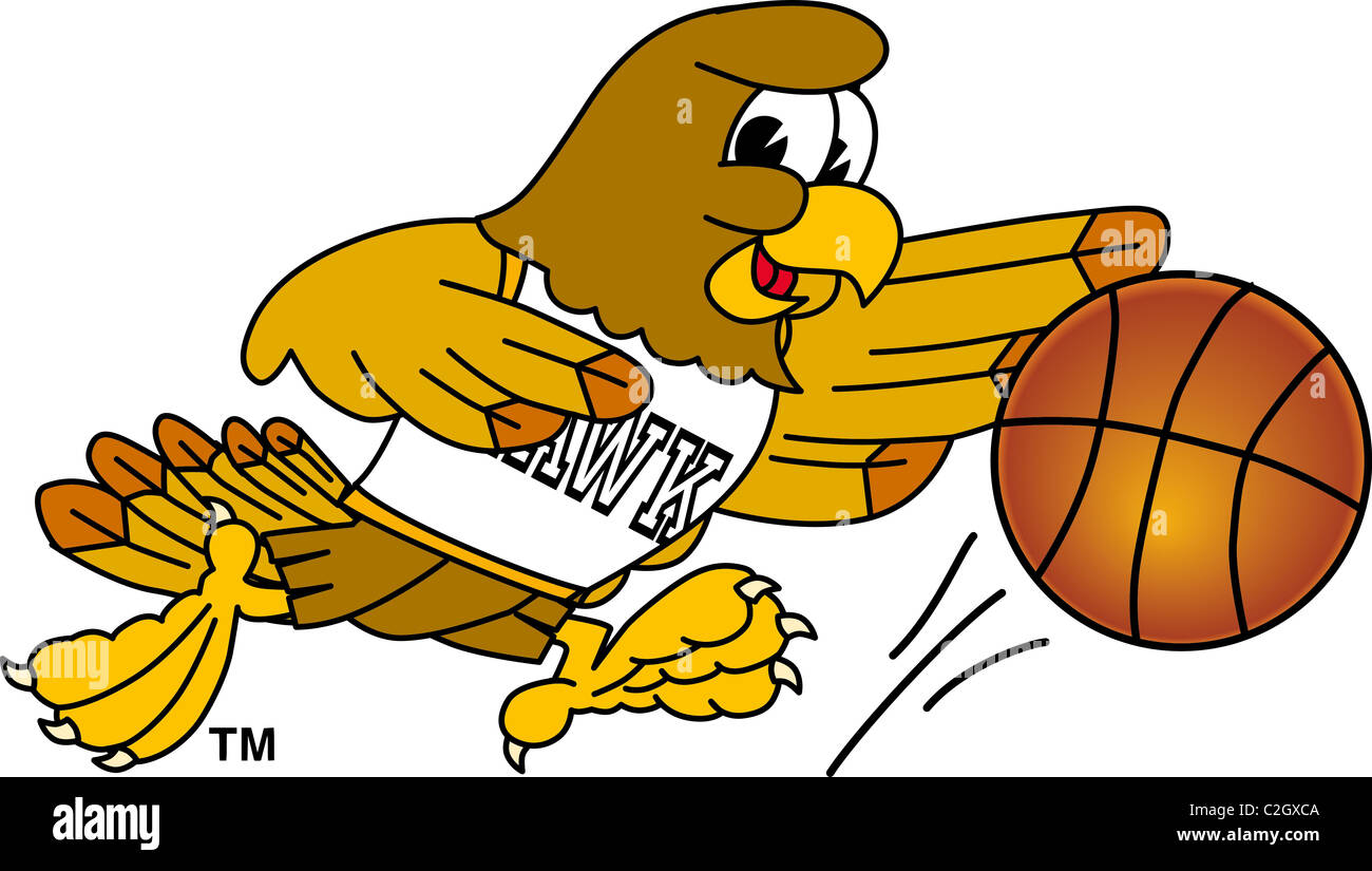 hawks basketball clipart