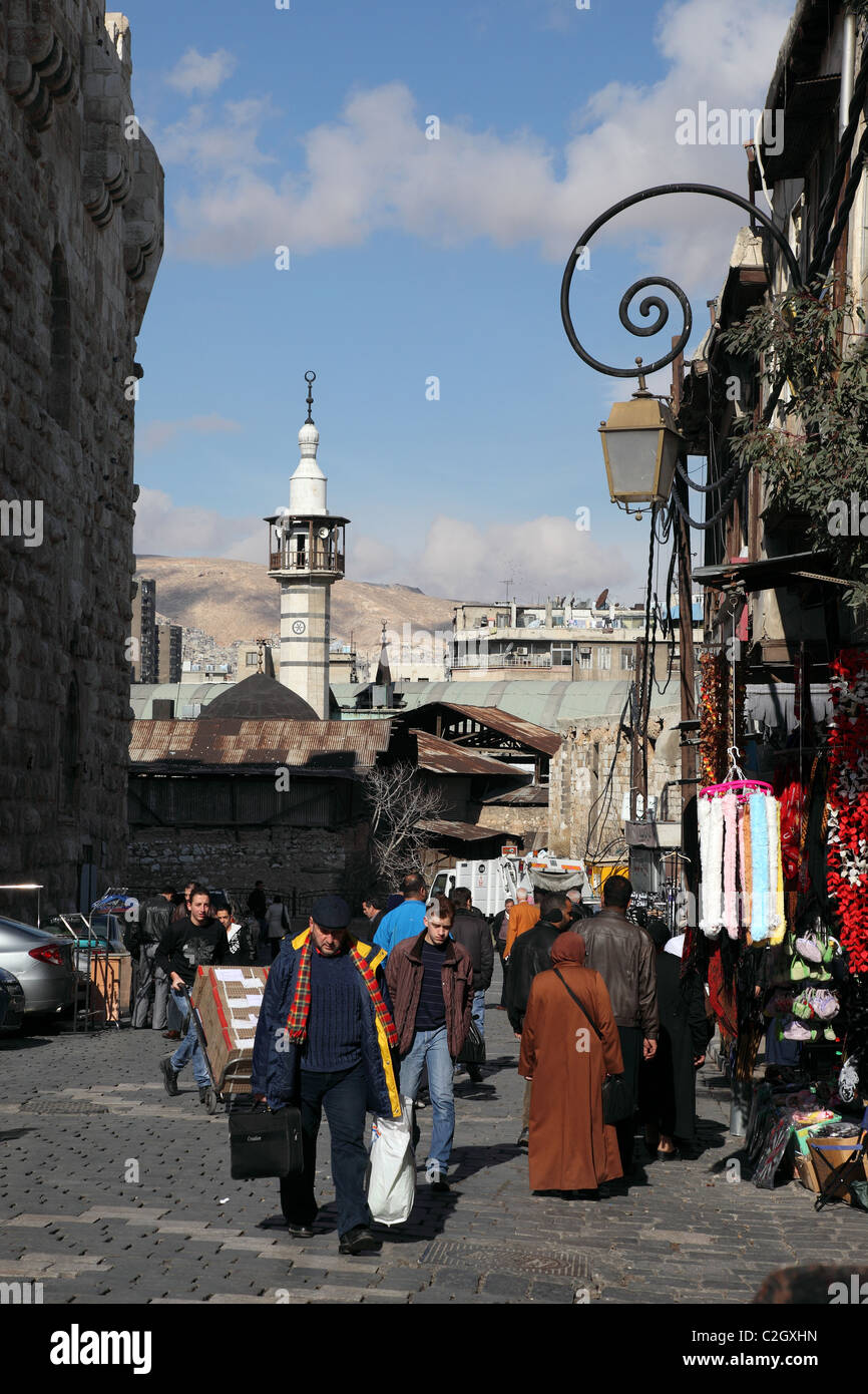 Street, Damascus, Syria Stock Photo