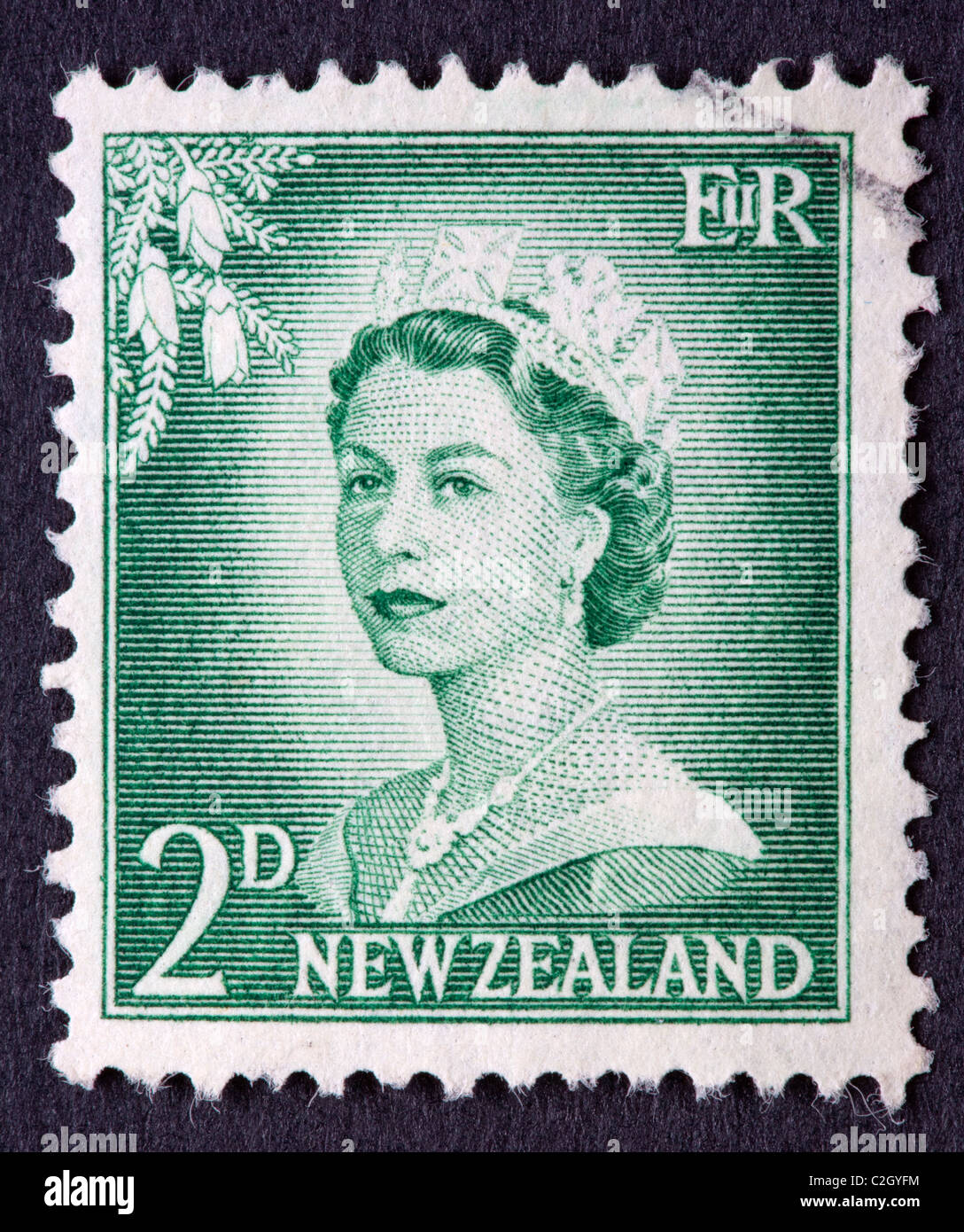 New Zealand postage stamp Stock Photo Alamy