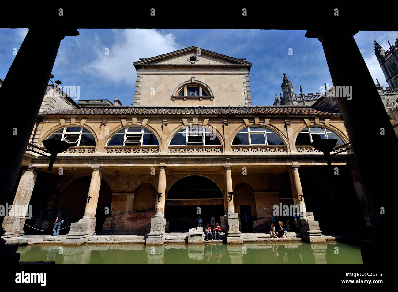 Ancient roman hot spring baths hi-res stock photography and images - Alamy