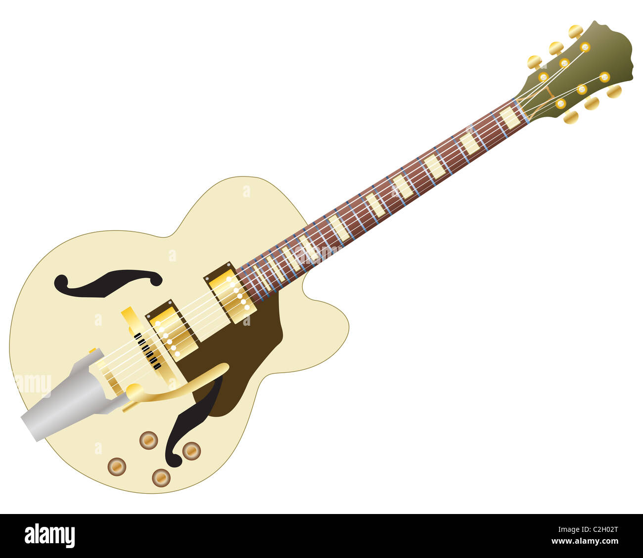 Pattern of color electric guitar for design use Stock Photo - Alamy