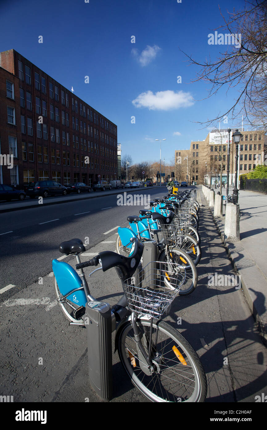 Dublin Bike Scheme, Dublin, Ireland. Transportation initative,free