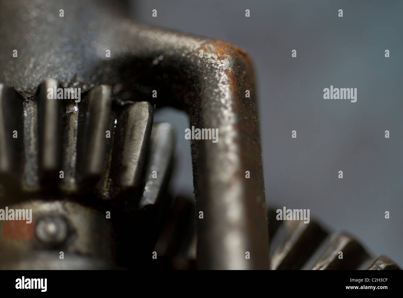 Close up of cogs Stock Photo