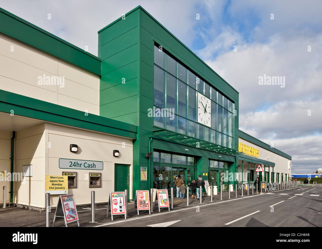 Morrisons supermarket in Borehamwood, Hertfordshire. Stock Photo