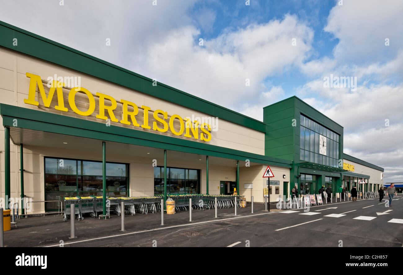 Morrisons supermarket in Borehamwood, Hertfordshire. Stock Photo