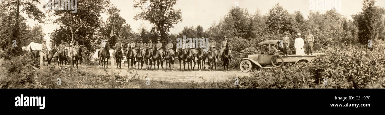Troop A, N.J.R. at Denville, N.J., Aug. 10, 1919 Stock Photo