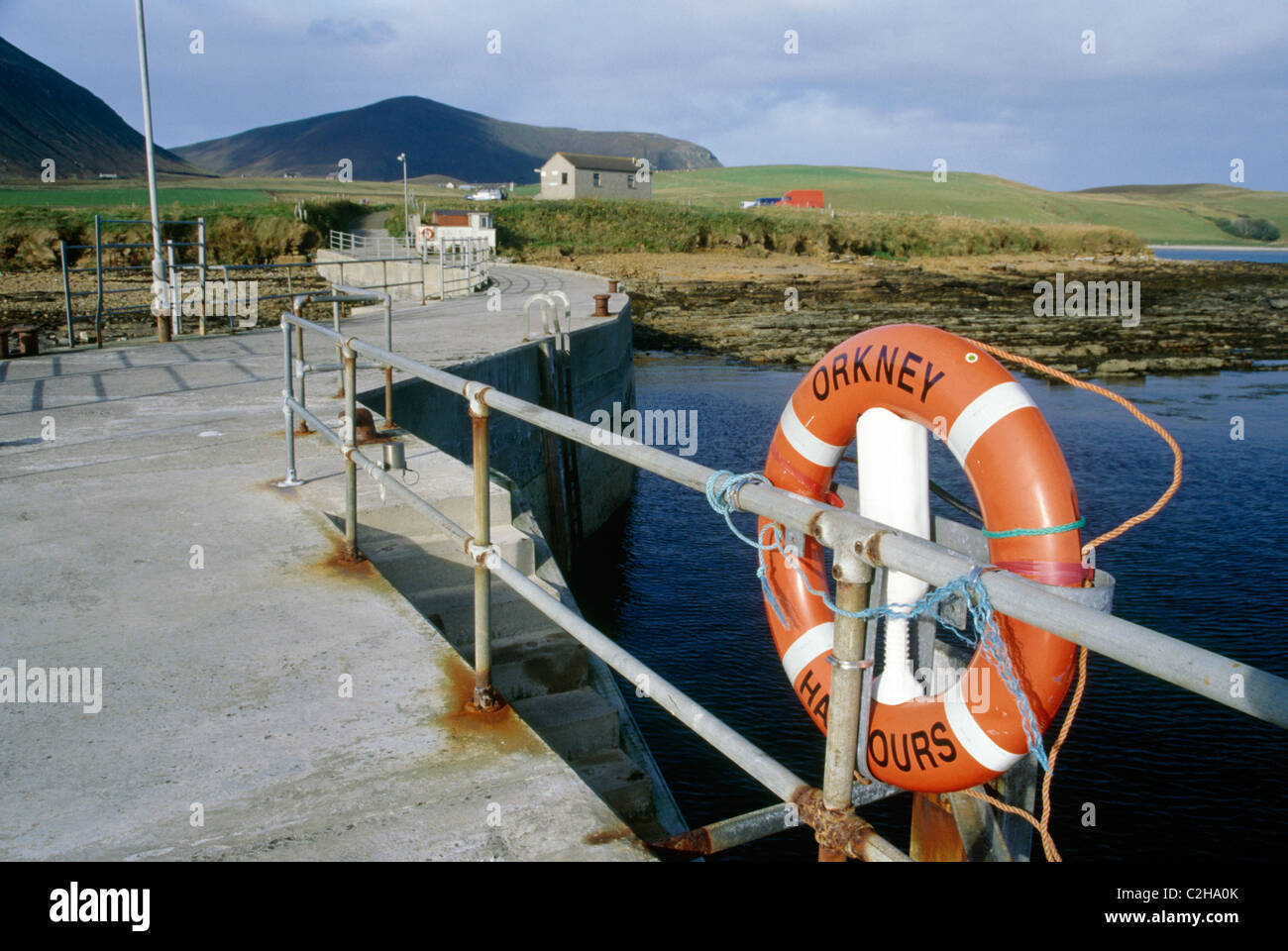Ferry Orkney Islands Scotland Stock Photo