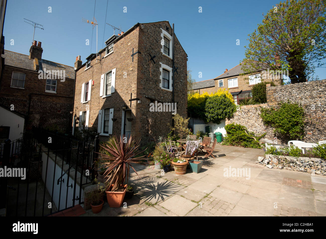 houses broadstairs Kent UK Stock Photo Alamy