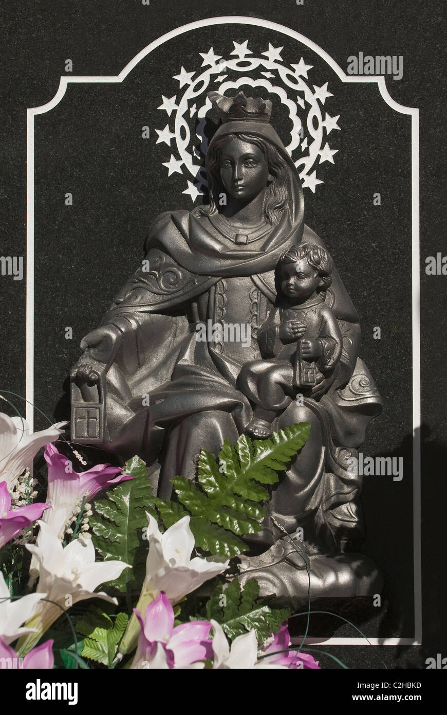 Cemetery Headstones Memorials Spain High Resolution Stock Photography ...