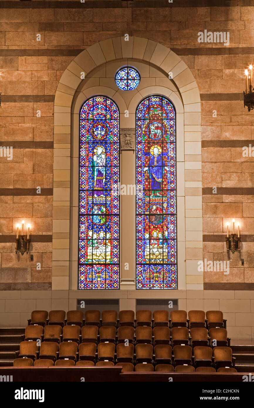 Stained Glass Window Fountain Street Church, Grand Rapids, Michigan