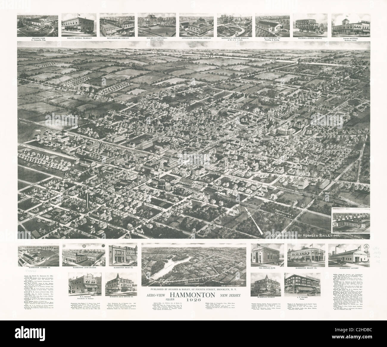 Map of hammonton new jersey hires stock photography and images Alamy