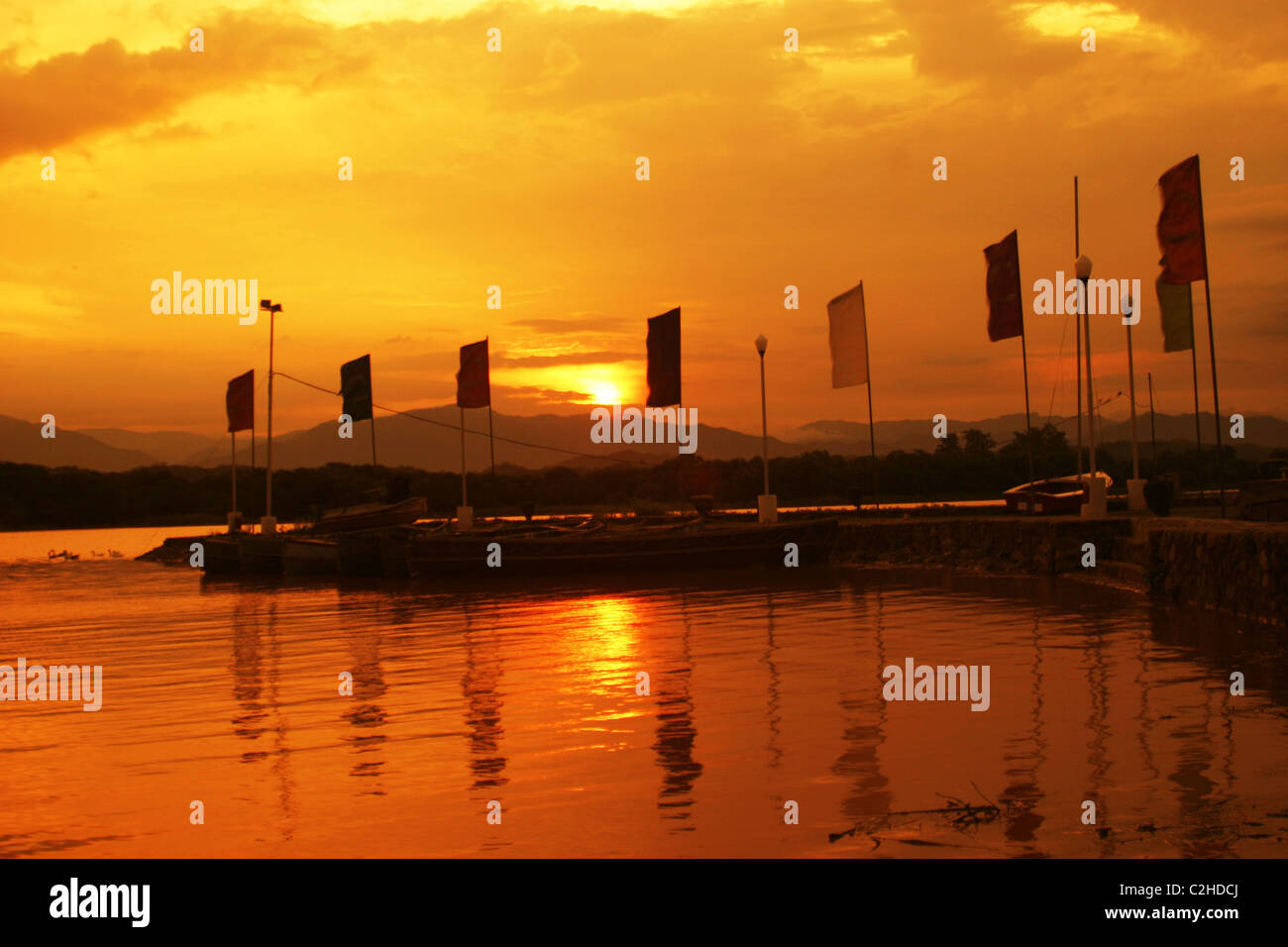 sunrise-at-sukhna-lake-at-chandigarh-india-stock-photo-alamy