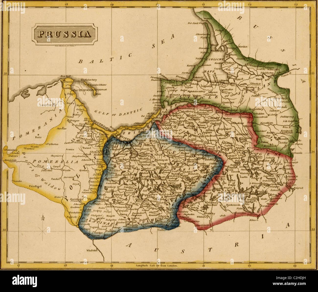 Prussia - 1817 Stock Photo