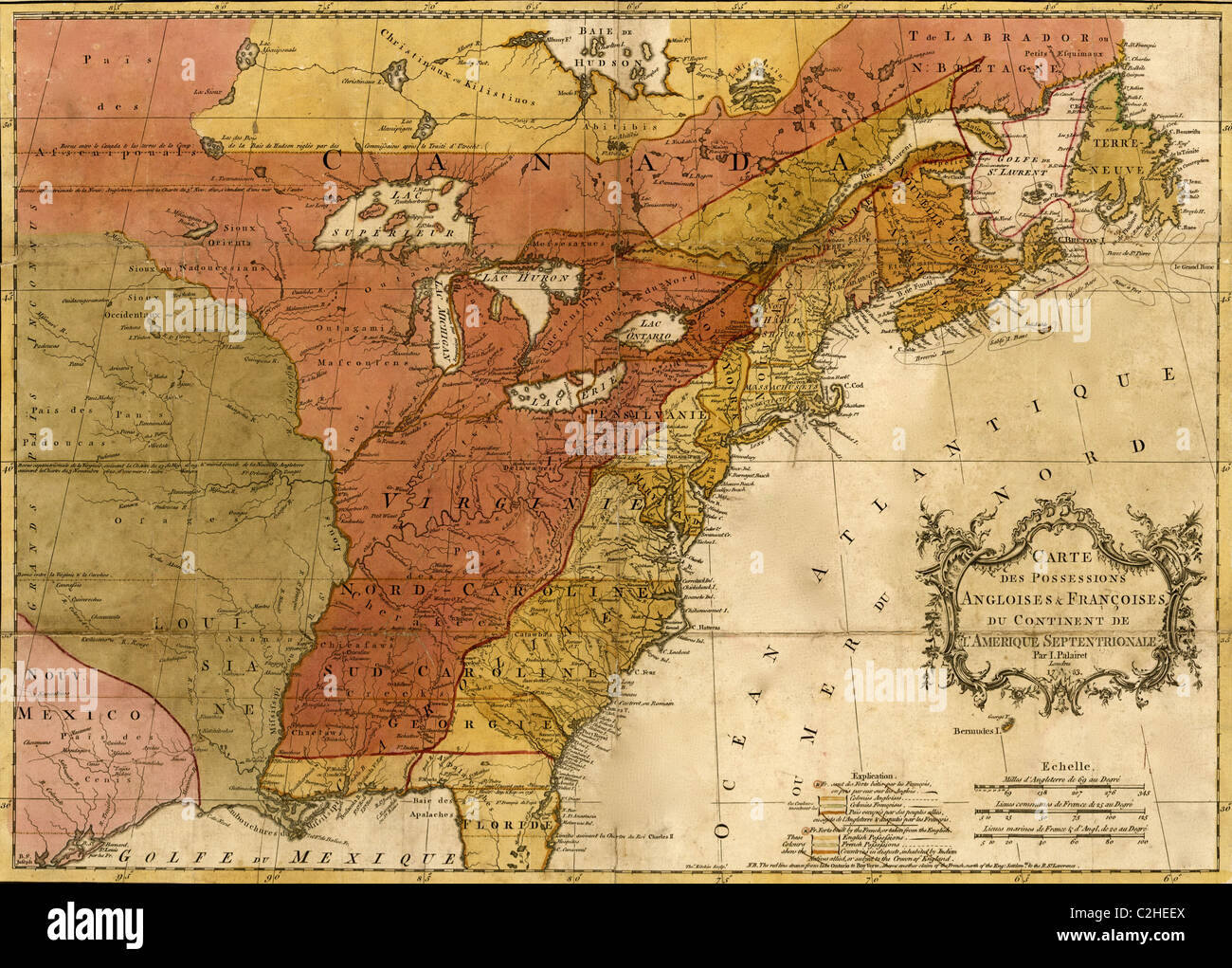 35 North America In 1763 Map Maps - English French Possessions In North America 1763 C2HEEX