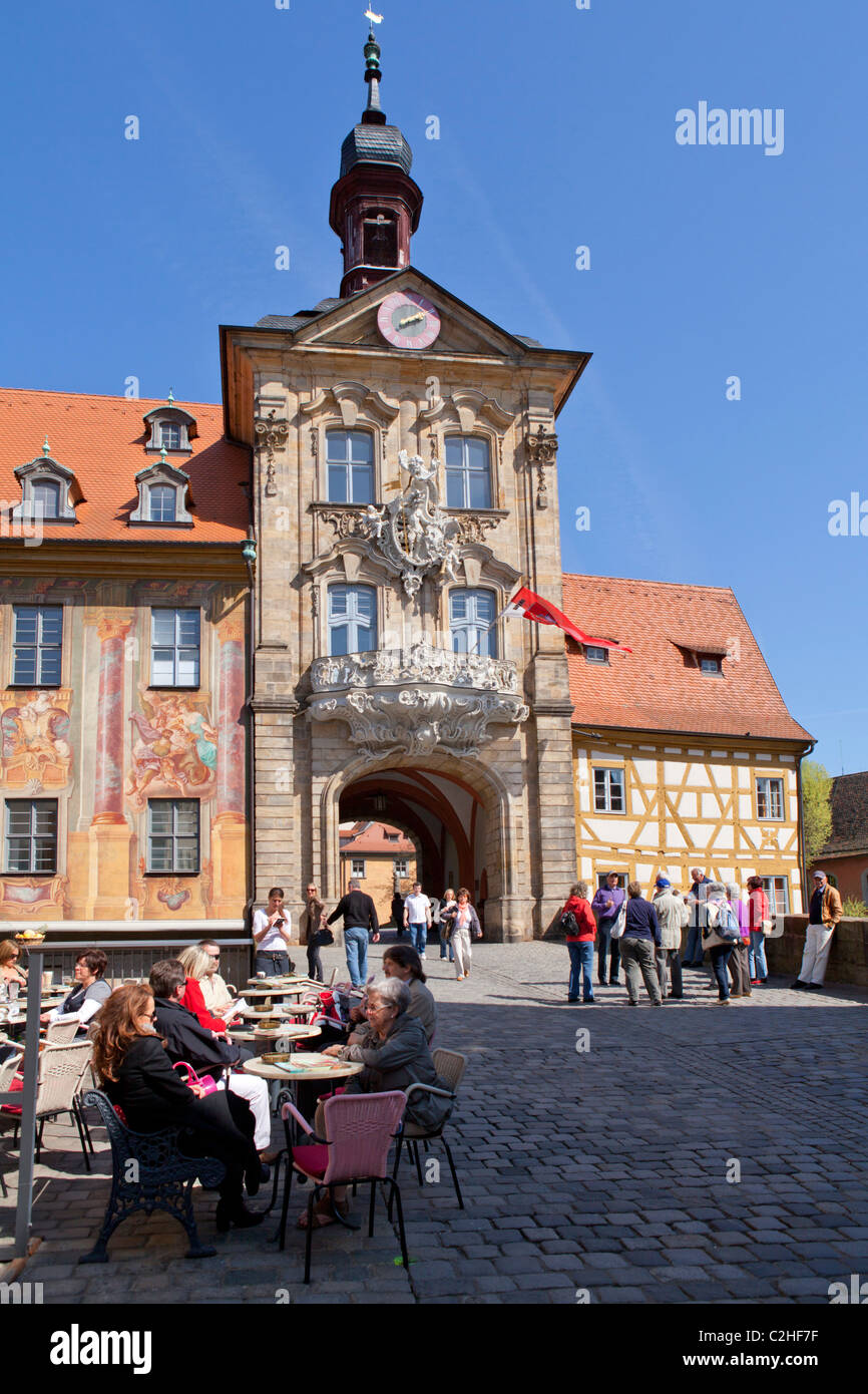 old town hall, Bamberg, Bavaria, South Germany Stock Photo
