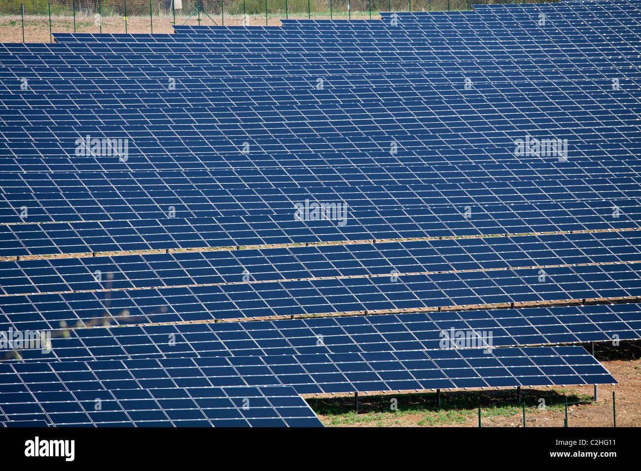 solar power plant in Baden-Wuerttemberg, Germany Stock Photo