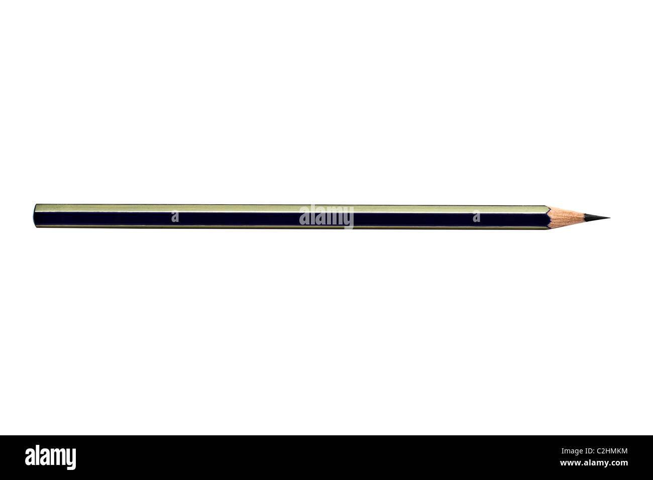 Black pencil isolated on white background Stock Photo - Alamy