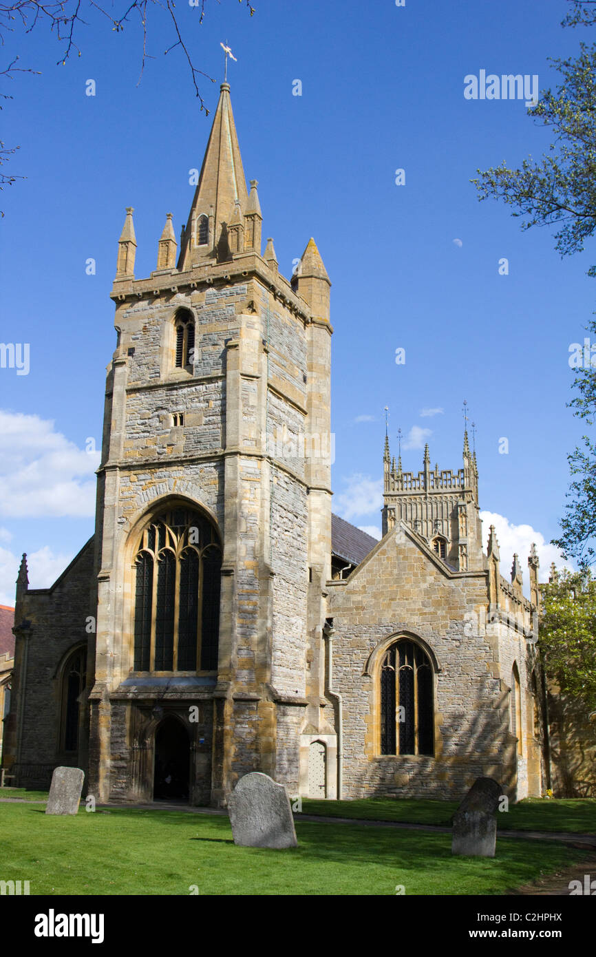 evesham town centre Worcestershire Stock Photo - Alamy