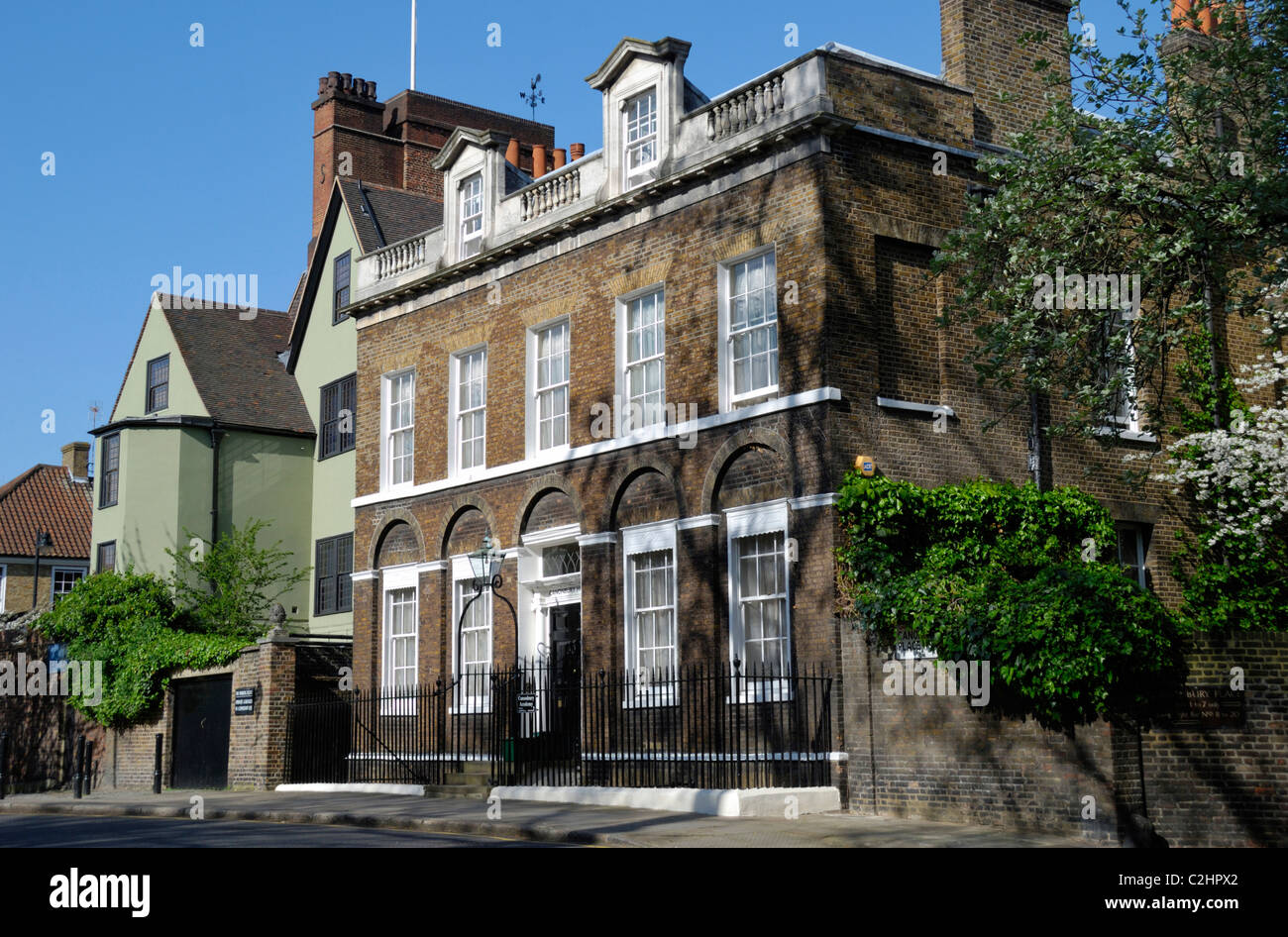Canonbury House in Alwyne Villas, Islington, London, England Stock
