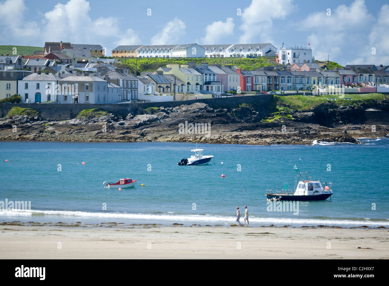 Kilkee beach and seafront, County Clare, Ireland. Stock Photo