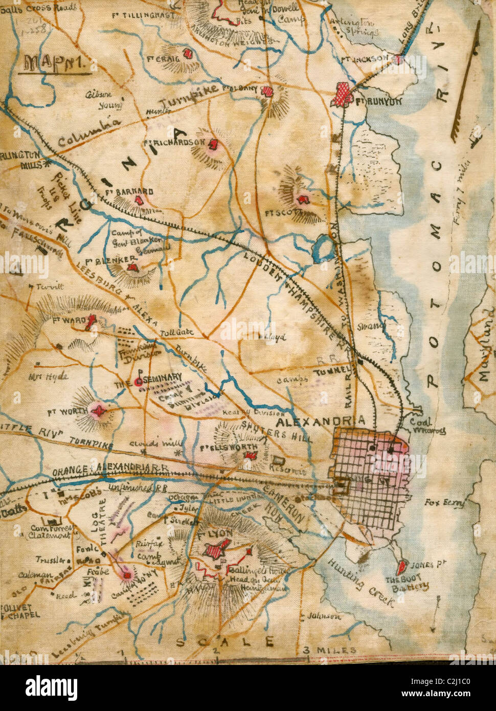 City Plan, Alexandria , Virginia Stock Photo Alamy