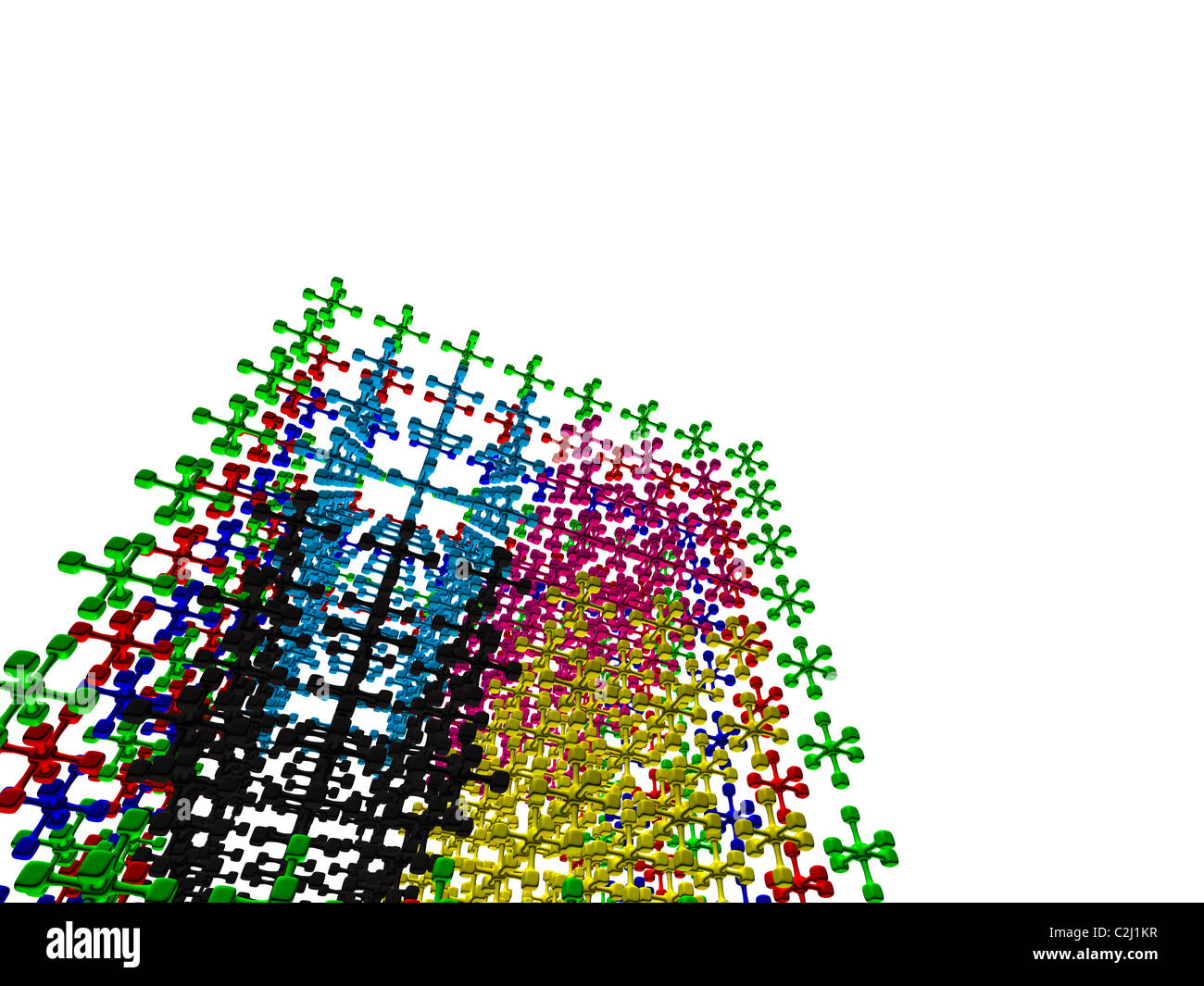 3d shapes drawing hi-res stock photography and images - Alamy