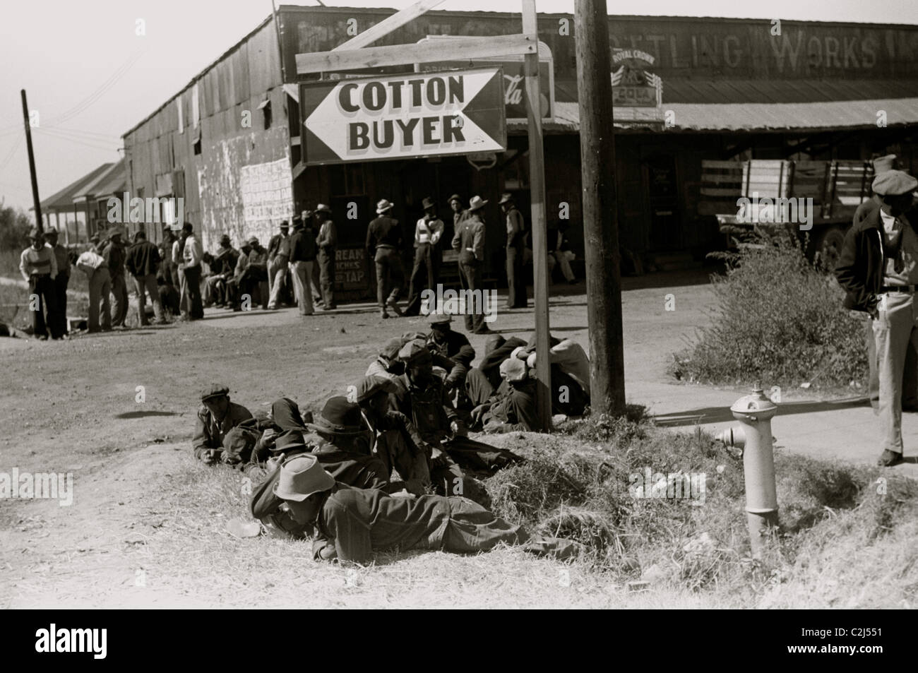 Negro section of town, Saturday afternoon, Belzoni, Mississippi Stock Photo Alamy