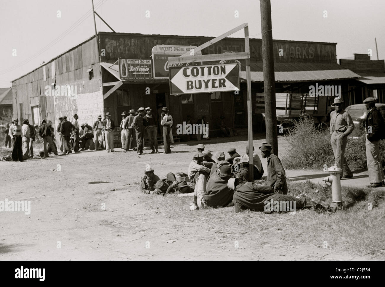 Negro section of town, Saturday afternoon, Belzoni, Mississippi Stock Photo Alamy